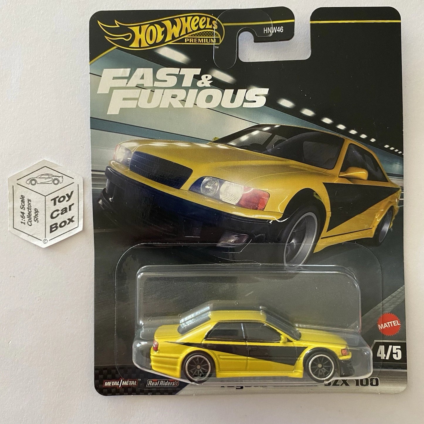 2025 HOT WHEELS Fast & Furious - Toyota Chaser JZX100 (Yellow - Premium) G20