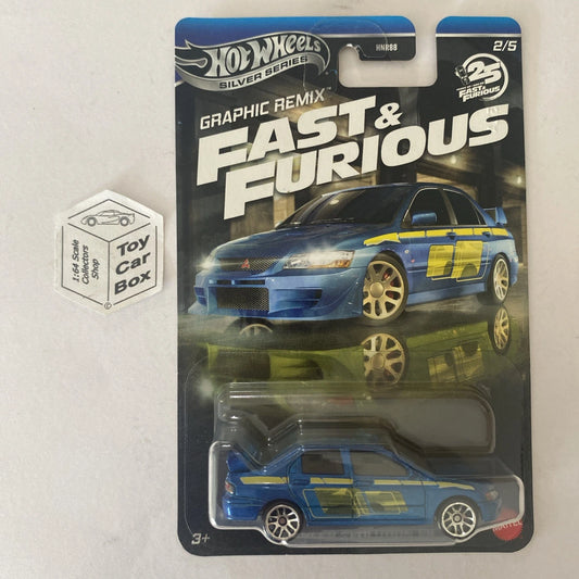 2025 HOT WHEELS Fast & Furious - Lancer Evolution VII (#2 Graphics Remix) E00g