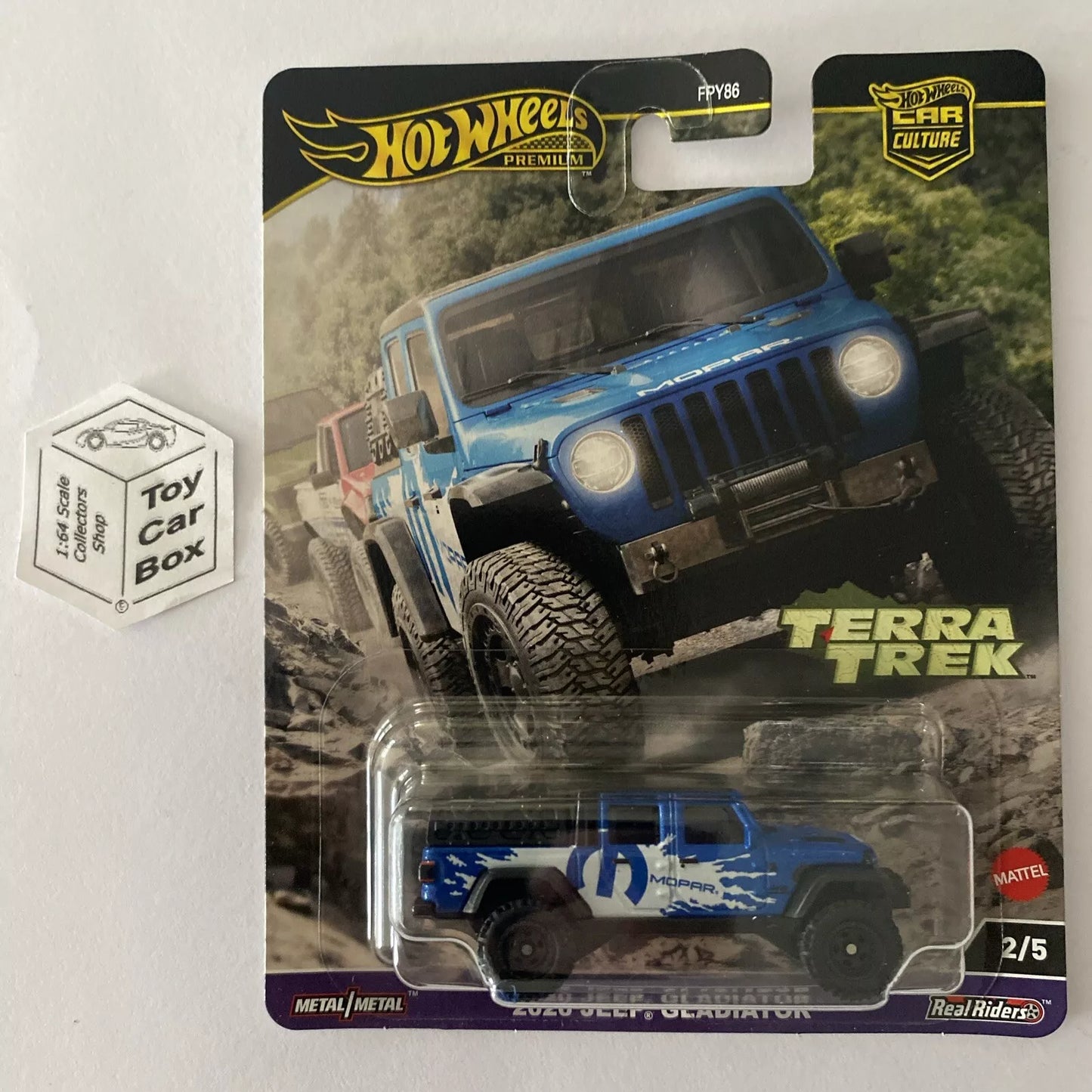 2024 HOT WHEELS Car Culture - Jeep Gladiator (#2 Terra Trek - Blue) G25