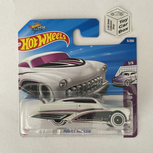 2025 HOT WHEELS #5 - Purple Passion (White #1 HW Designed By - Short Card) B13