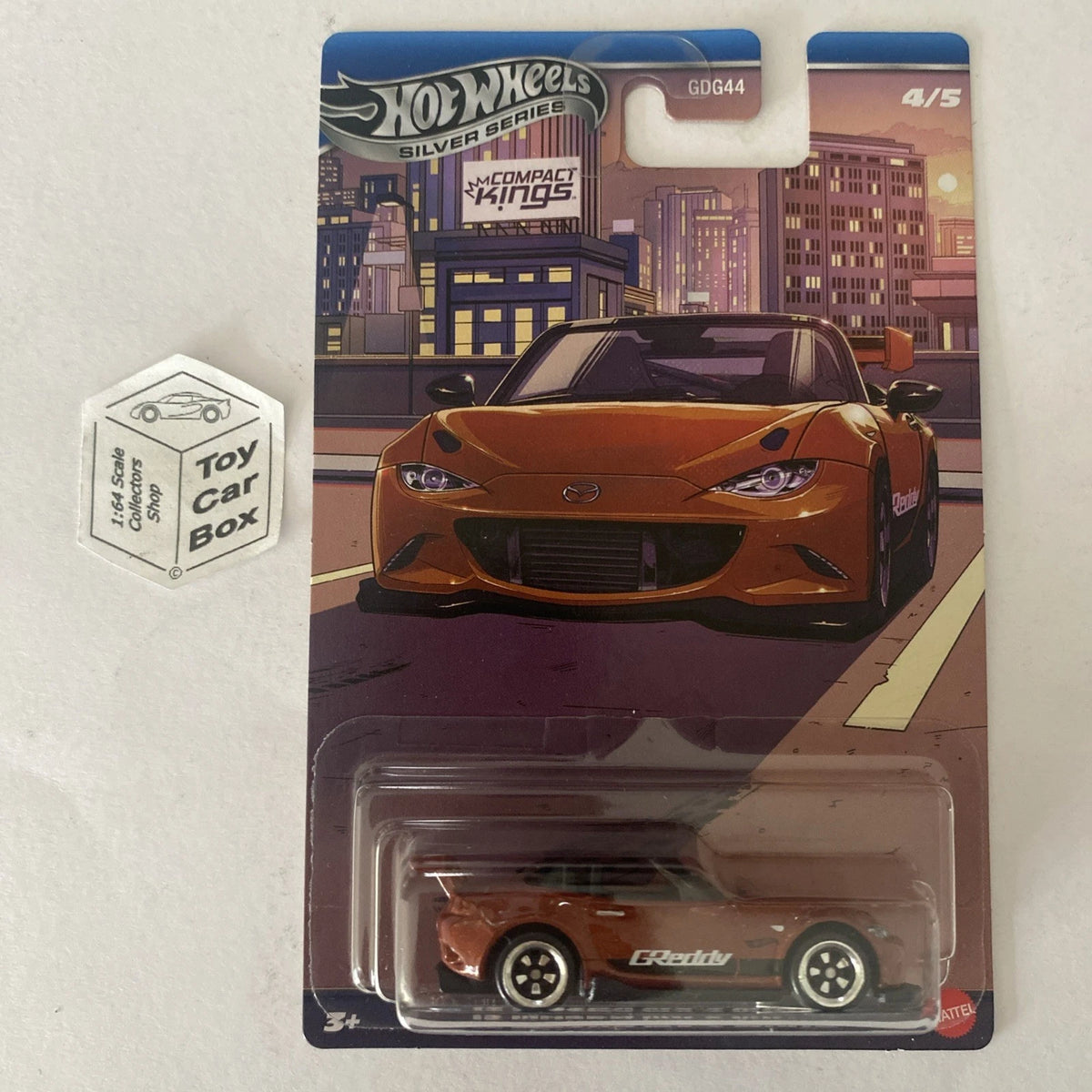 2025 HOT WHEELS Compact Kings - ‘15 Mazda MX-5 Miata (#4 Silver Series) D50