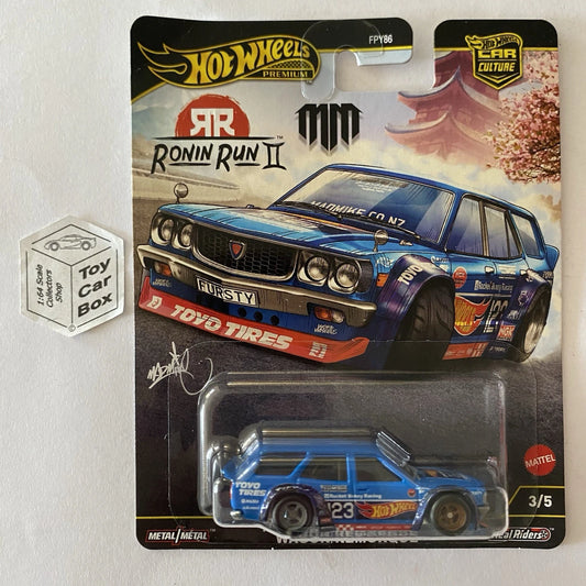 2025 HOT WHEELS Car Culture - Mad Mike Mazda RX-3 Wagon (Ronin Run 2) G20