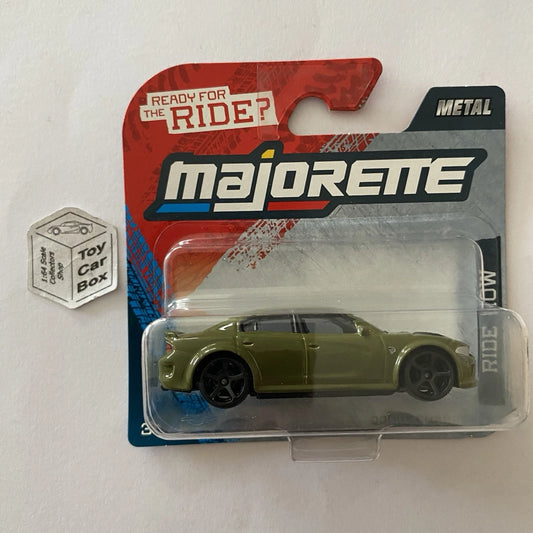 MAJORETTE Dodge Charger Civilian Car (New 1:64* Street Cars - Green) B74