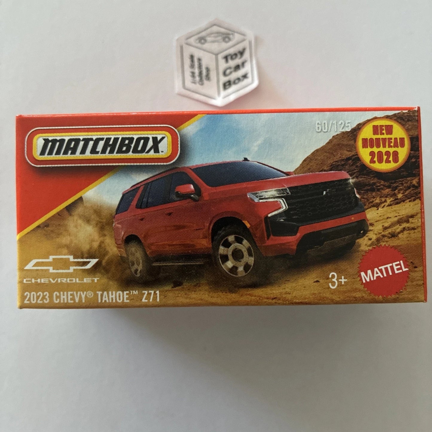 2026 MATCHBOX #60 - 2023 Chevy Tahoe Z71 (Red - Power Grab - New For 2026) B42g