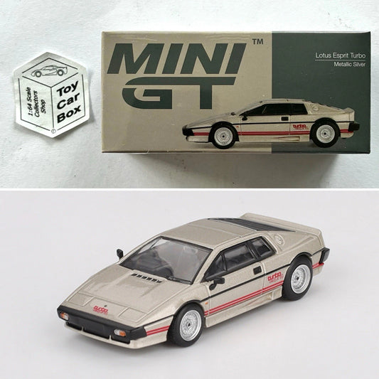 Mini GT #1109 - Lotus Esprit Turbo (Metallic Silver - 1/64 - Sealed Box) N50g