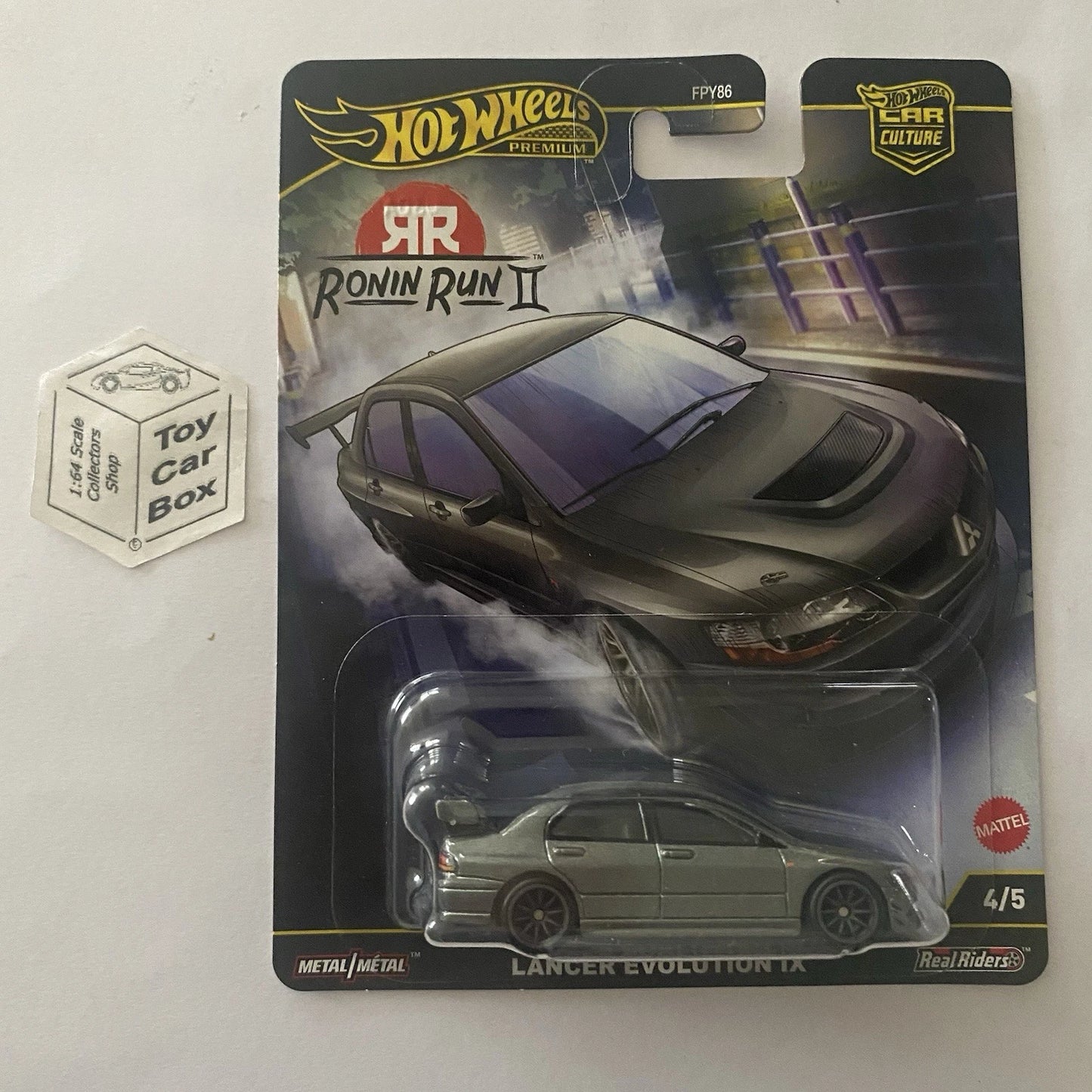 2025 HOT WHEELS Car Culture - Lancer Evolution IX (Grey - Ronin Run 2) G20