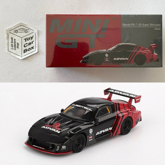 Mini GT #983 - Mazda RX-7 LB-Super Silhouette (Advan - 1/64 Scale) N38g