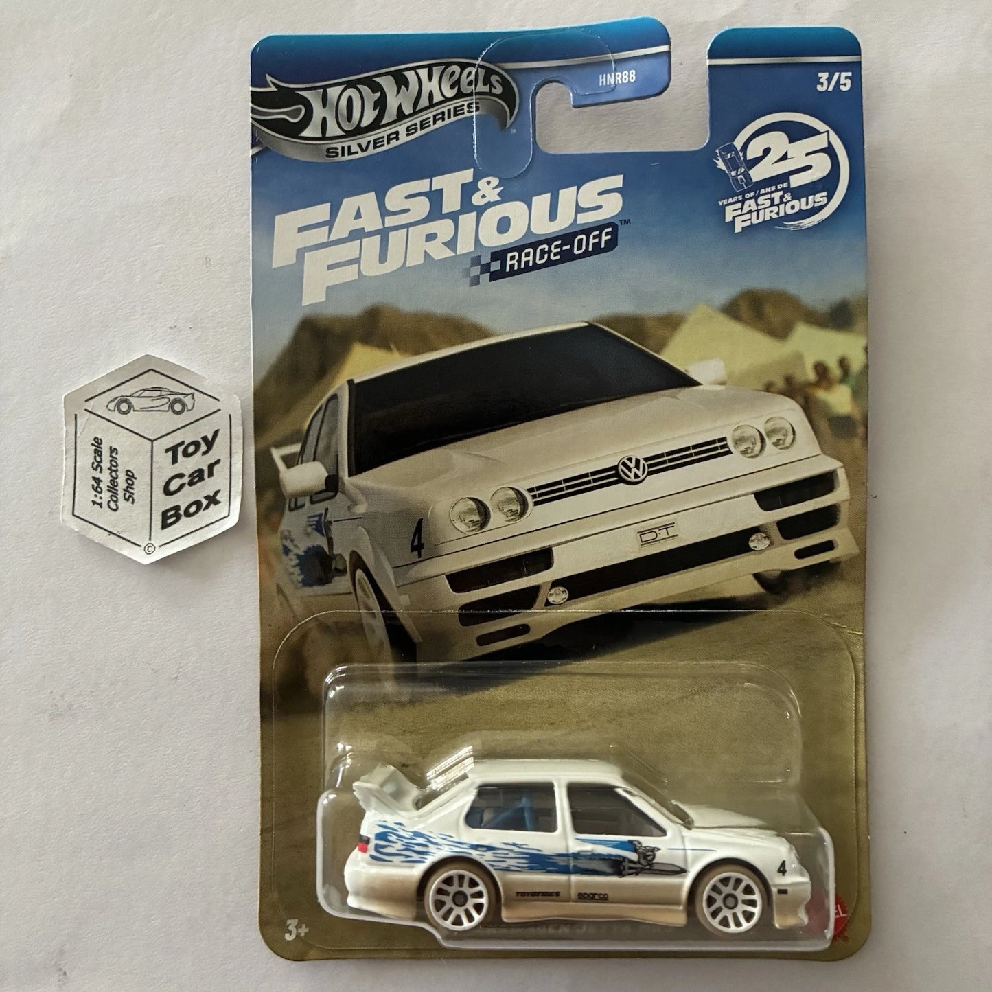 2026 HOT WHEELS Fast & Furious - Volkswagen VW Jetta Mk3 (White #3 Race Off) C85