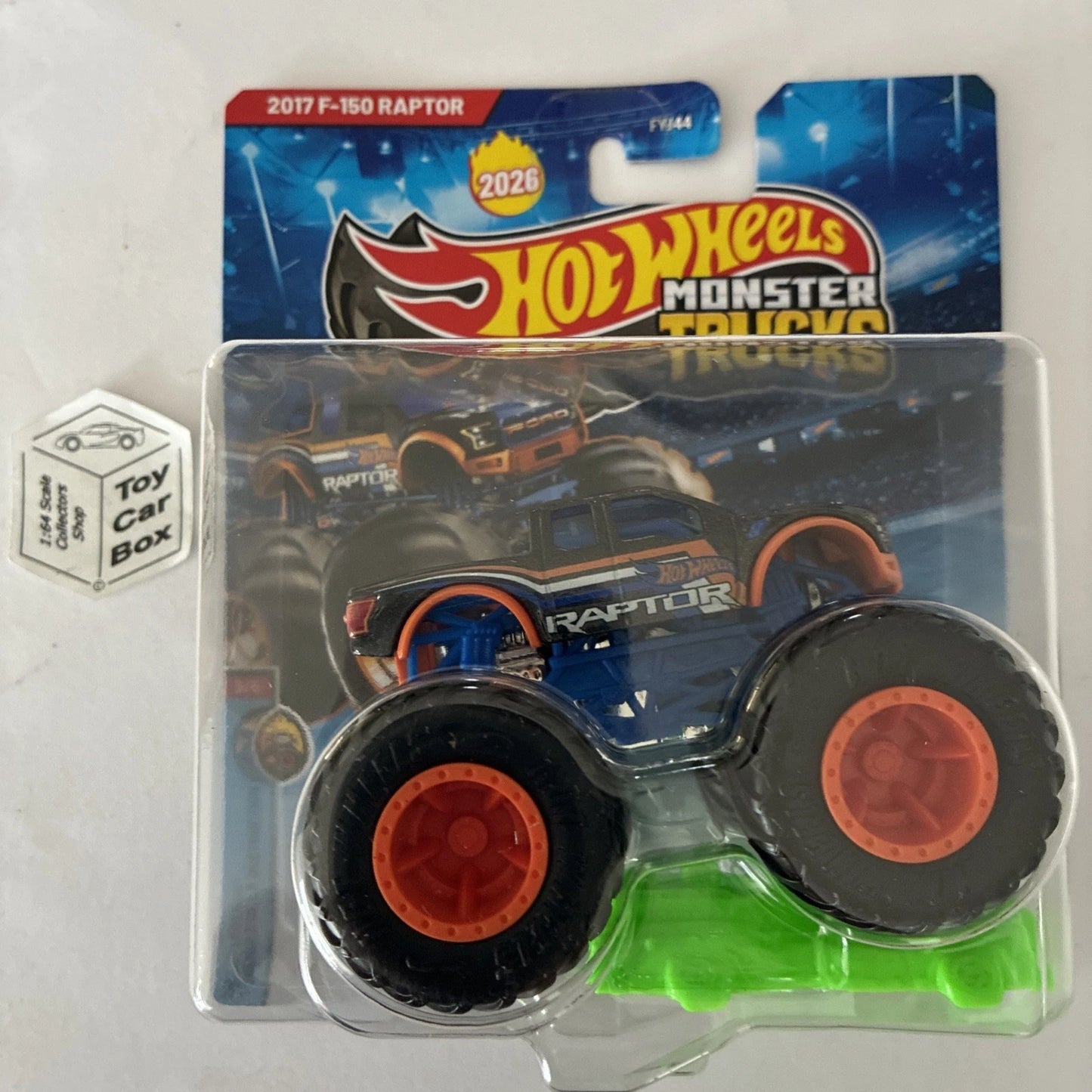 2026 HOT WHEELS Monster Trucks - 2017 F-150 Raptor - Crash Legends - C60