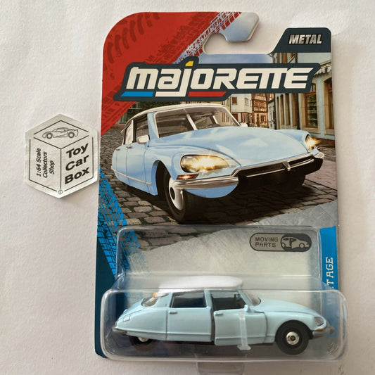 MAJORETTE Citroen DS19 (Blue - Vintage Cars - Opening Doors) 1/64 Scale* - E38