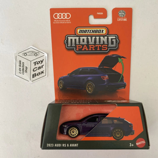 2025 MATCHBOX Moving Parts - 2023 Audi RS6 Avant (Purple #46 Opening Boot) F00