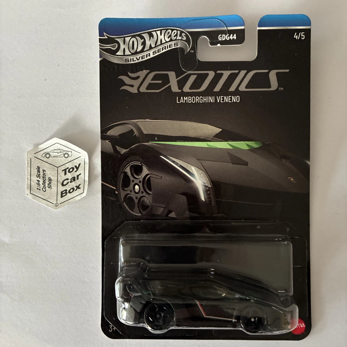 2026 HOT WHEELS Silver Series - Lamborghini Veneno (Black - Exotics) D50