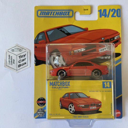 2025 MATCHBOX Collectors #14 - 1994 BMW 850Csi (Red - Premium) H00