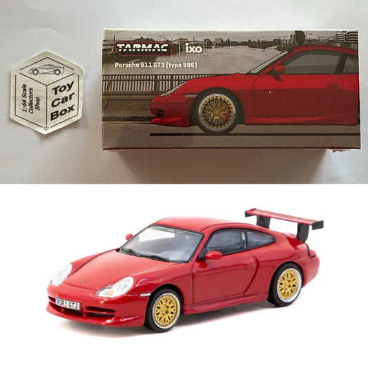 TARMAC - Porsche 911 GT3 996 (Red - 1:64 Scale- T64G-069-RE) Q05g