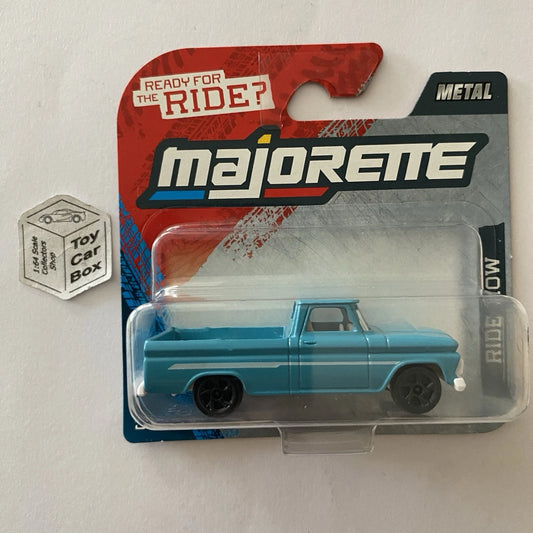 MAJORETTE Chevrolet C10 Pickup (New 1:64* Street Cars - Blue) B74
