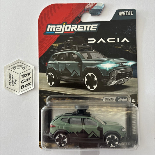 MAJORETTE Dacia Duster (3rd Gen - Green - Opening Rear Hatch) E18