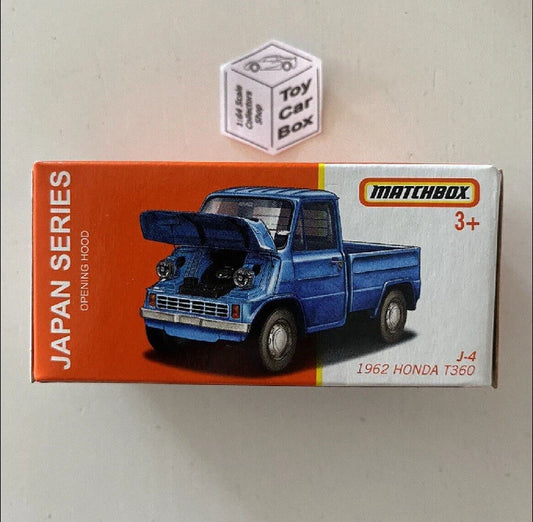 2022 MATCHBOX Japan Series #J4 - 1962 Honda T360 (Blue - Opening Hood) D06g