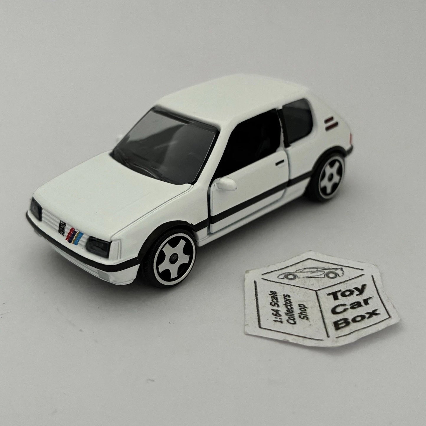MAJORETTE Loose - Peugeot 205 GTI (White #205R - 205 GTI Gift Set) E54