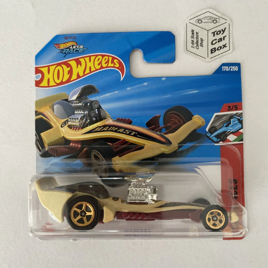 2025 HOT WHEELS #170 - Madfast (Beige #3 Track Aces - Short Card) B13