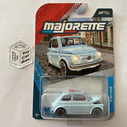 MAJORETTE Classic Fiat 500 D (Blue - 1:64* Vintage Cars - Opening Hood) E38