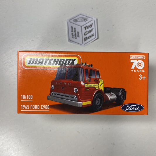 2023 MATCHBOX #18 - 1965 Ford C900 Cab (Red - Power Grab - Unopened) C50
