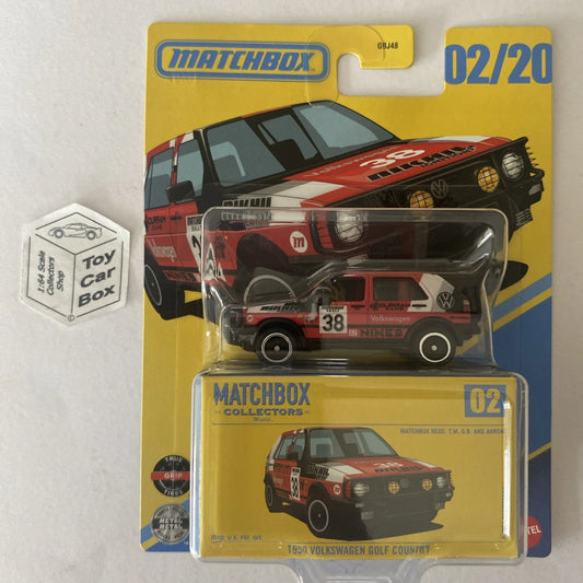 2026 MATCHBOX Collectors #2 - 1990 Volkswagen Golf Country (Premium - Red) H49g