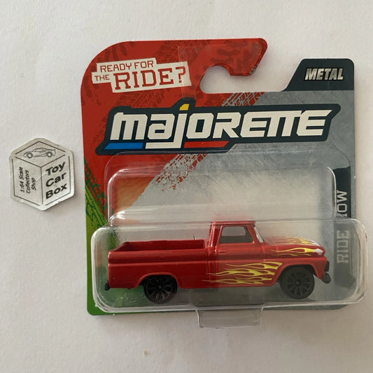 MAJORETTE Chevrolet C10 Pickup (New 1:64* Street Cars - Red) B74