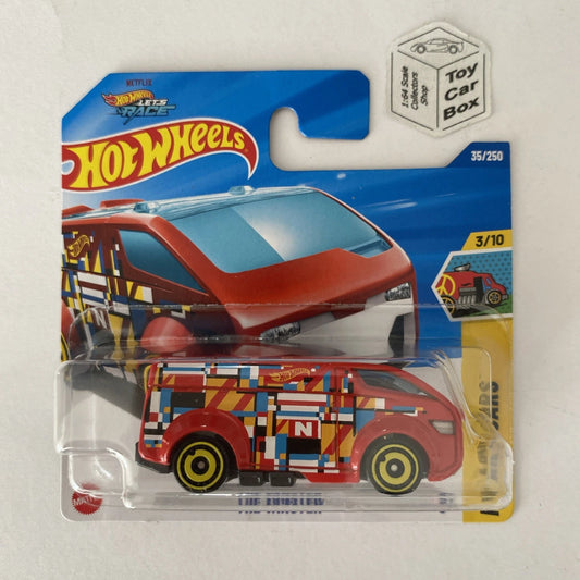 2025 HOT WHEELS #35 - The Vanster (Red #3 HW Art Cars - Short Card) B13