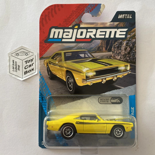 MAJORETTE Dodge Charger (Yellow - 1:64* Vintage Cars - Opening Hood) E38