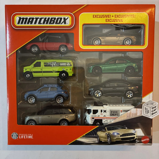 2026 MATCHBOX 8 Pack (Including Exclusive Aston Martin DBS Volante) Q03g