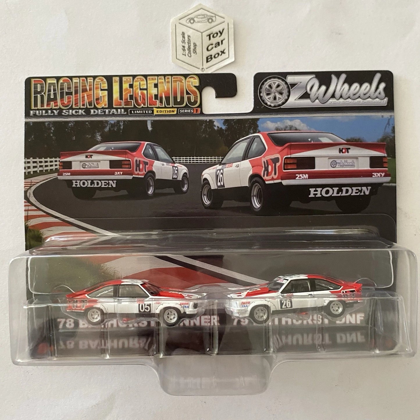OZ WHEELS Racing Legends - Holden Torana 78 Bathurst Winner & 79 Bathurst DNF - BB99