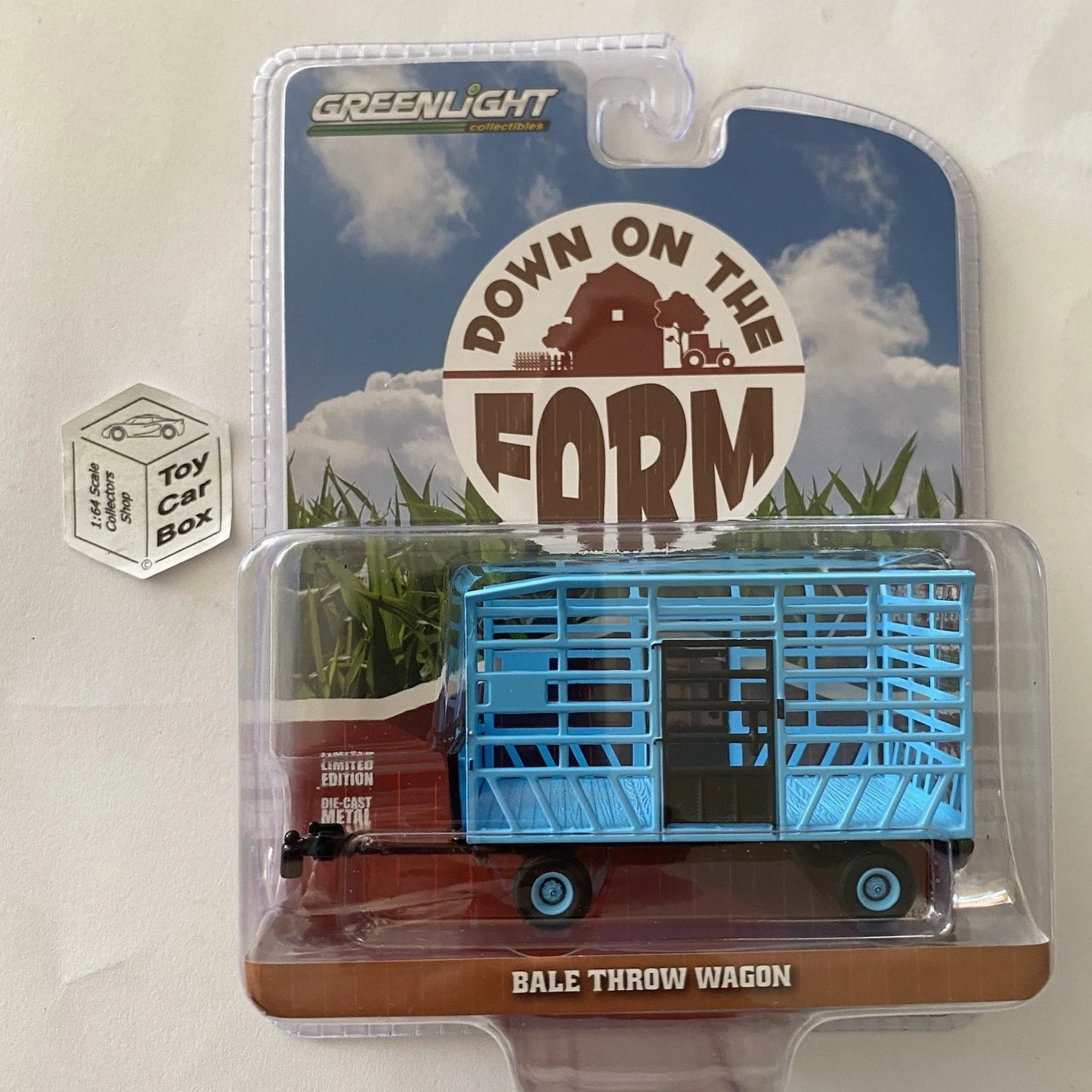 GREENLIGHT - 1952 Ford 8N Tractor & Bale Throw Wagon (Down On The Farm S10) T90g