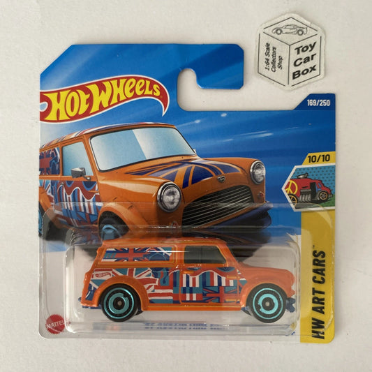 2025 HOT WHEELS #169 - ‘67 Austin Mini Van (Orange #10 Art Cars -Short Card) A48