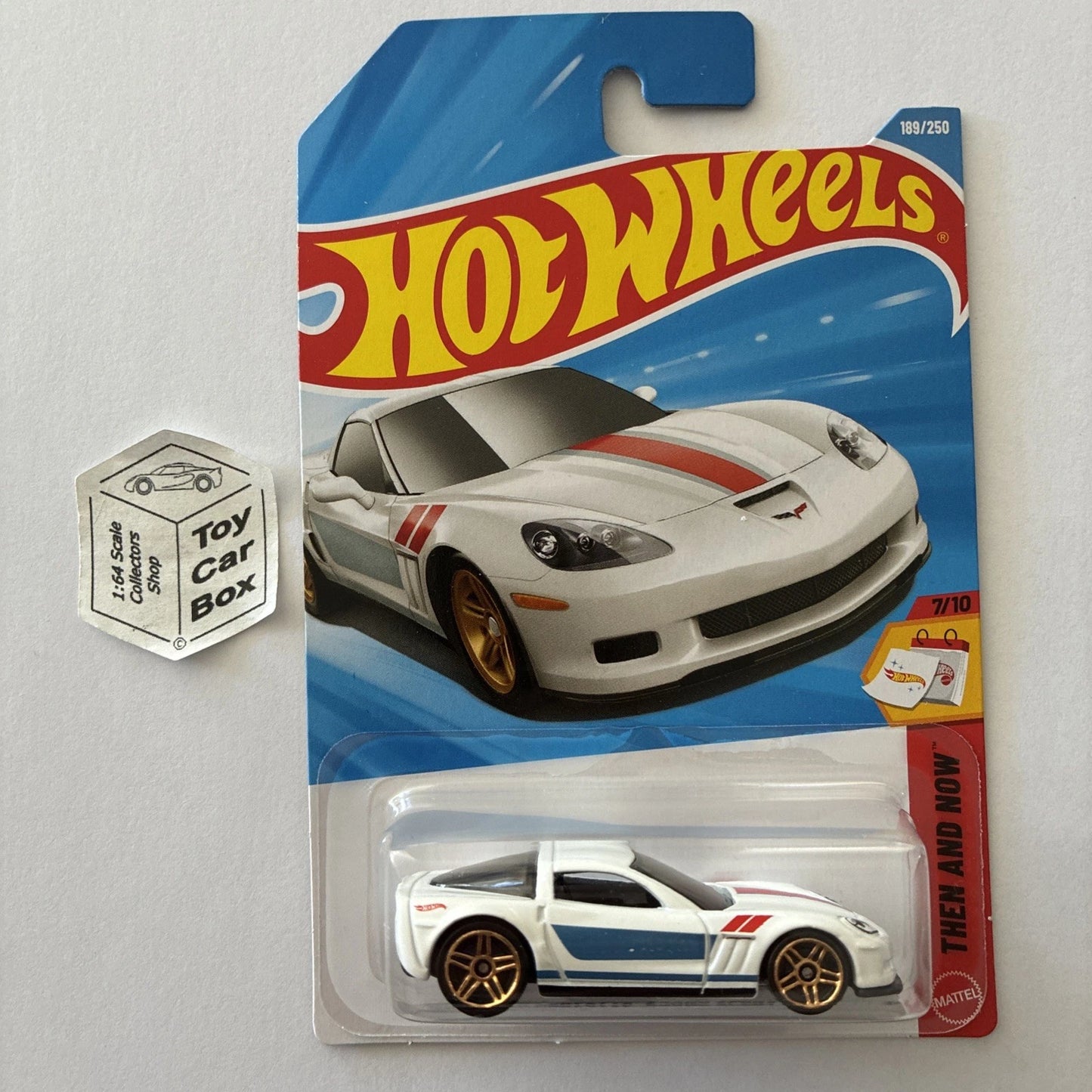 2026 HOT WHEELS #189 - ‘11 Chevy Corvette Grand Sport (White - Long Card) B64
