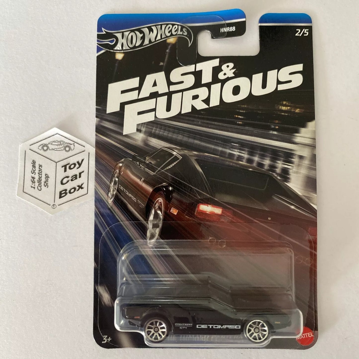 2024 HOT WHEELS Fast & Furious - De Tomaso Pantera (Black #2 Unopened) C74