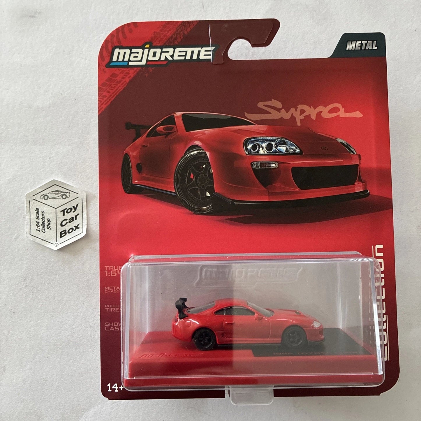 MAJORETTE - 1995 Toyota Supra (Collection - True 1:64 - Red) J38