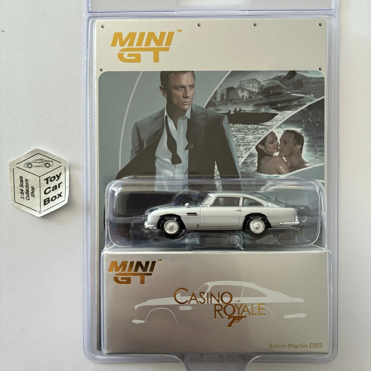 MINI GT - Aston Martin DB5 (James Bond 007 - Casino Royale #909-S - Spanish)