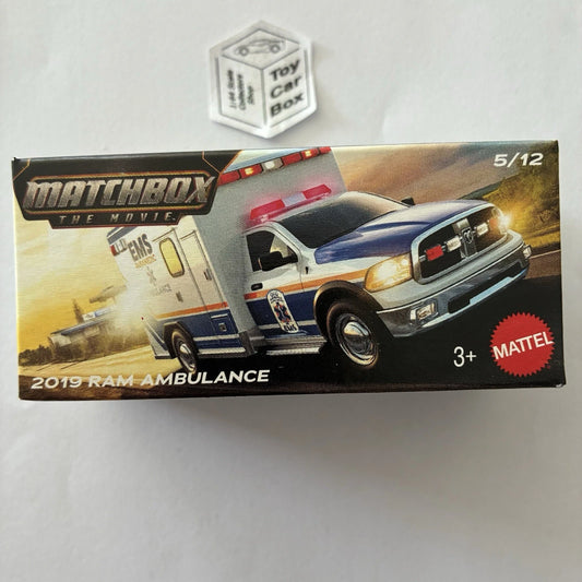 2026 MATCHBOX - 2019 Dodge RAM Ambulance (The Movie #5 - Power Grab - White) C50