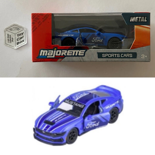 MAJORETTE - Ford Mustang Dark Horse (Blue - Sports Cars Box) 1/64 Scale* - E38
