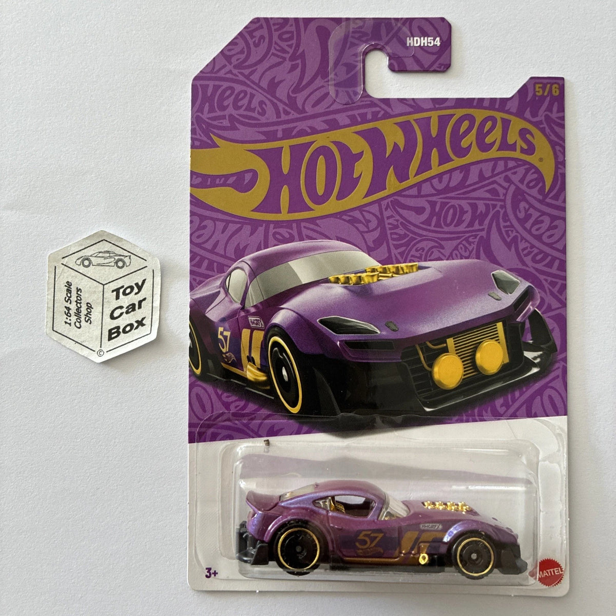2025 HOT WHEELS Themed - Muscle And Blown (#5 Purple & Gold) D00g