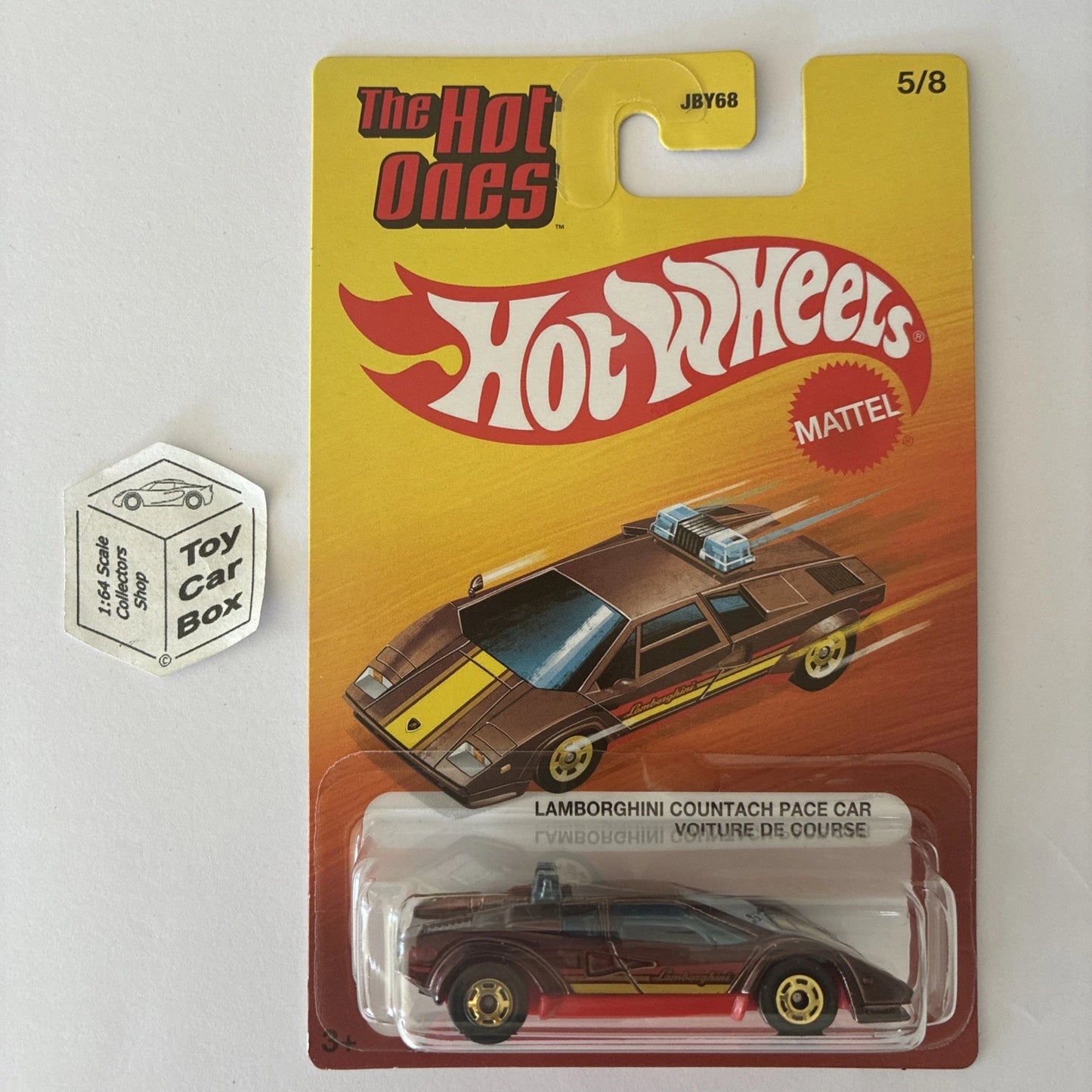 2026 HOT WHEELS The Hot Ones - Lamborghini Countach Pace Car (#5 - Unopened) D32