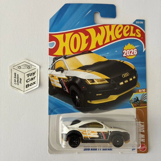 2026 HOT WHEELS #223 - 2019 Audi TT Safari (White #8 HW Dirt) B00