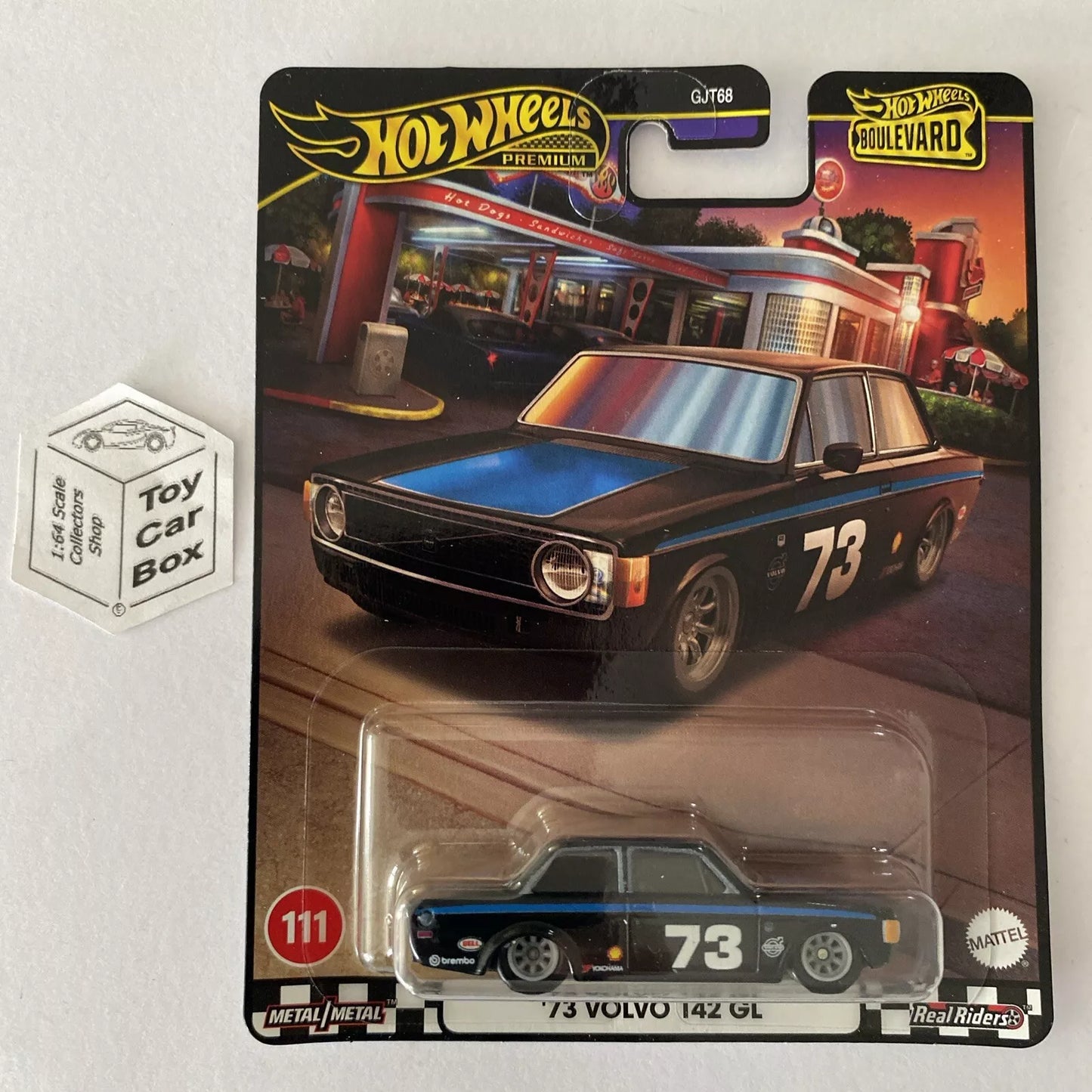 2024 HOT WHEELS Boulevard #111 - ‘73 Volvo 240 GL (Premium - Black) G04