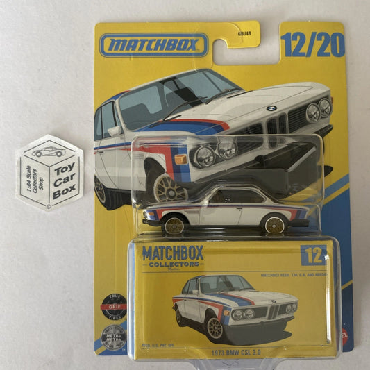2026 MATCHBOX Collectors #12 - 1973 BMW CSL 3.0 (Premium - White) H49g
