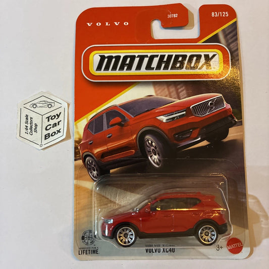 2026 MATCHBOX #83 - Volvo XC40 (Red - Long Card) B00