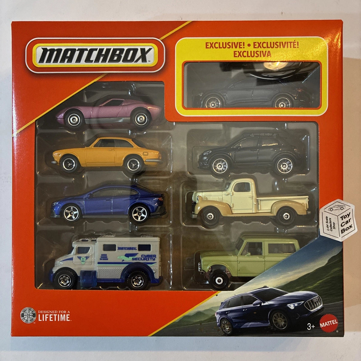 2026 MATCHBOX 8 Pack (Including Exclusive Audi E-Tron - Blue) Q03g