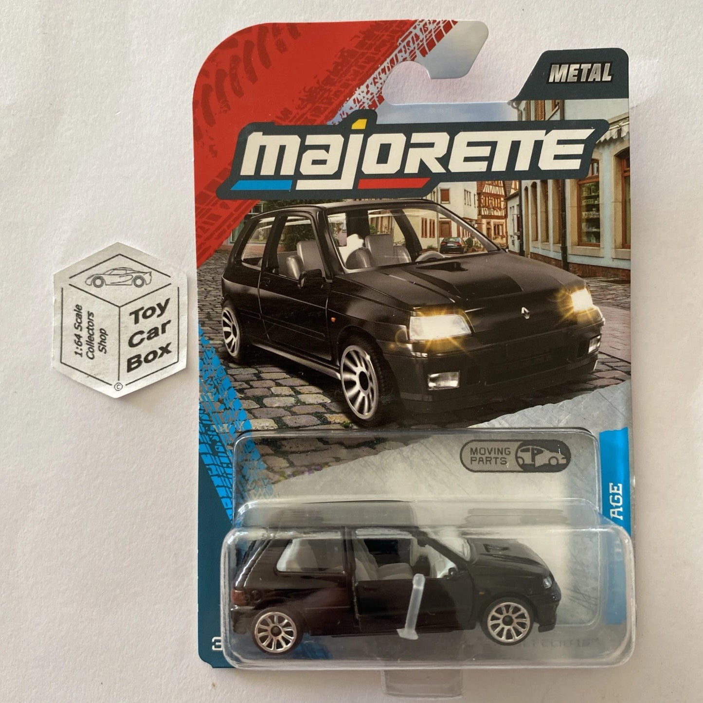 MAJORETTE Renault Clio 16S (Black - 1:64* Vintage Cars - Opening Doors) E38