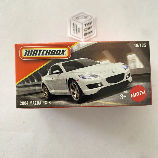 2026 MATCHBOX #19 - 2004 Mazda RX-8 (White - Power Grab) C00