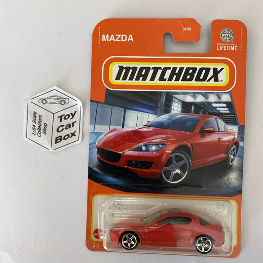 2024 MATCHBOX #49 - 2004 Mazda RX-8 (Red - Long Card) B59