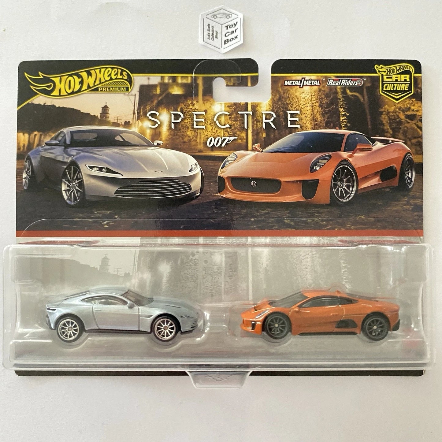 2025 HOT WHEELS Twin Set - Spectre James Bond 007 Jaguar C-X75 & Aston DB10 -Q10